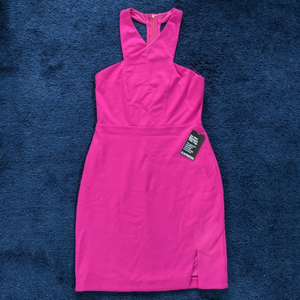 Express size 8 pink cocktail party dress